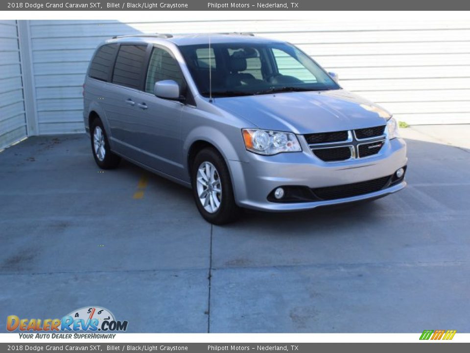 2018 Dodge Grand Caravan SXT Billet / Black/Light Graystone Photo #2