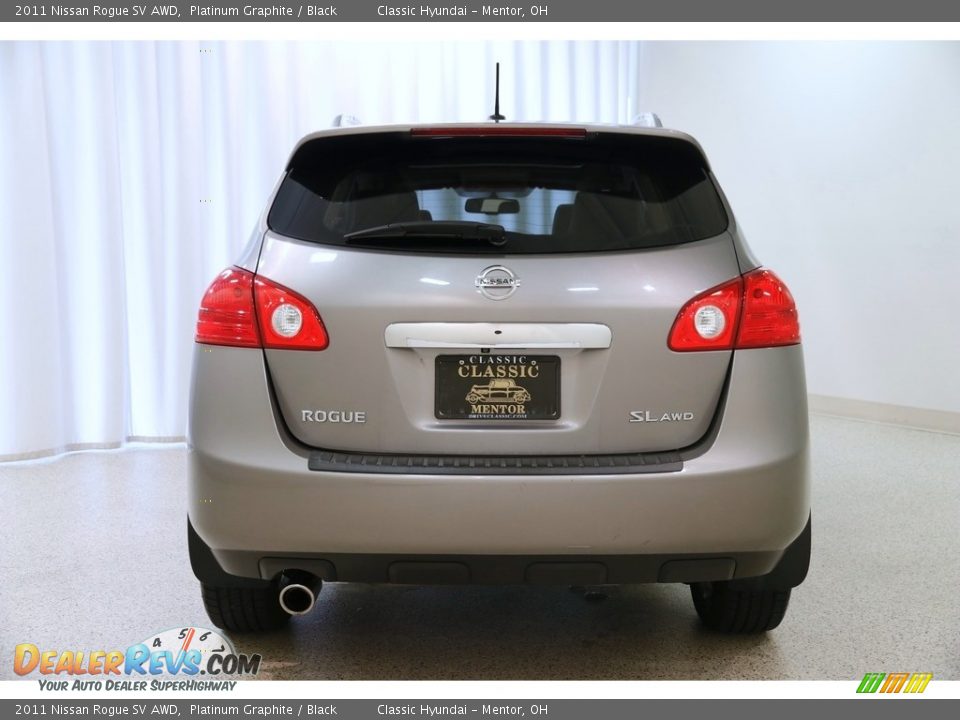 2011 Nissan Rogue SV AWD Platinum Graphite / Black Photo #17