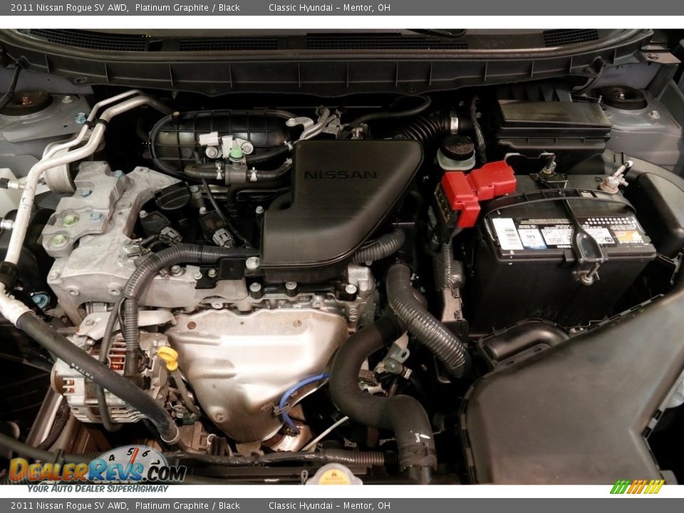 2011 Nissan Rogue SV AWD Platinum Graphite / Black Photo #18