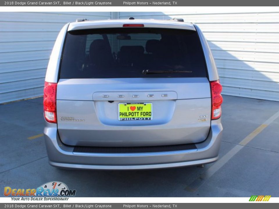 2018 Dodge Grand Caravan SXT Billet / Black/Light Graystone Photo #8