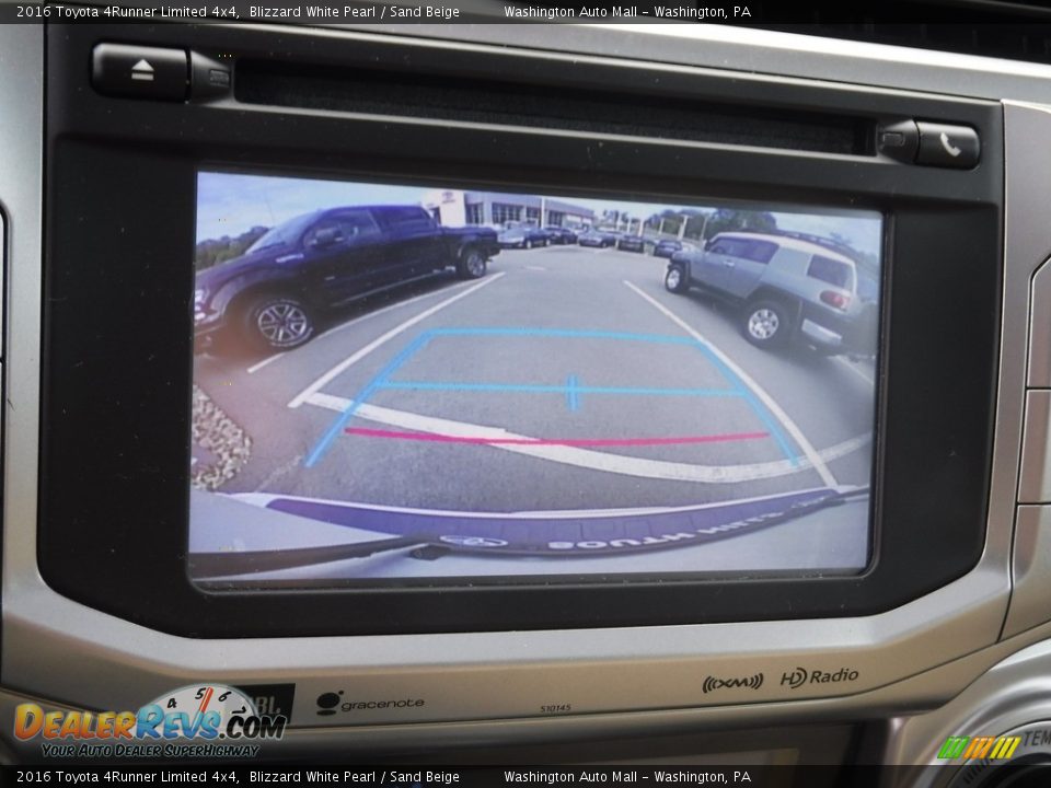 2016 Toyota 4Runner Limited 4x4 Blizzard White Pearl / Sand Beige Photo #17