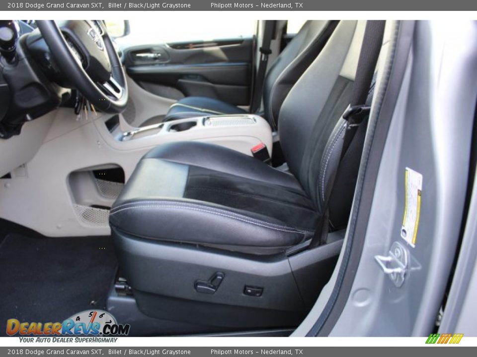 2018 Dodge Grand Caravan SXT Billet / Black/Light Graystone Photo #12