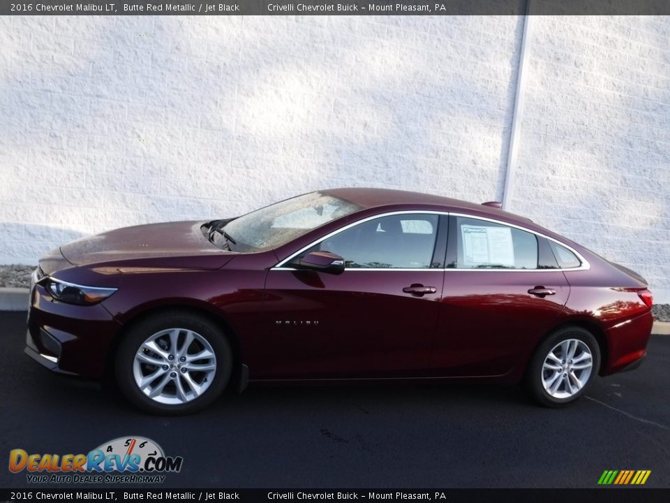 2016 Chevrolet Malibu LT Butte Red Metallic / Jet Black Photo #2