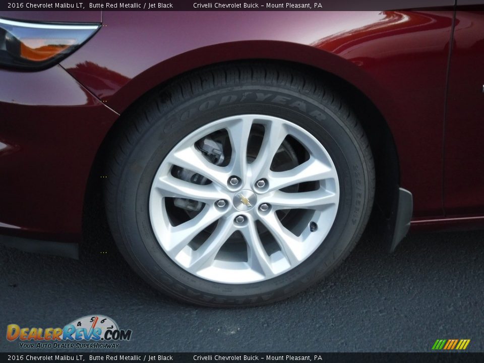 2016 Chevrolet Malibu LT Butte Red Metallic / Jet Black Photo #3
