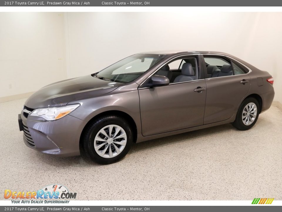 2017 Toyota Camry LE Predawn Gray Mica / Ash Photo #3