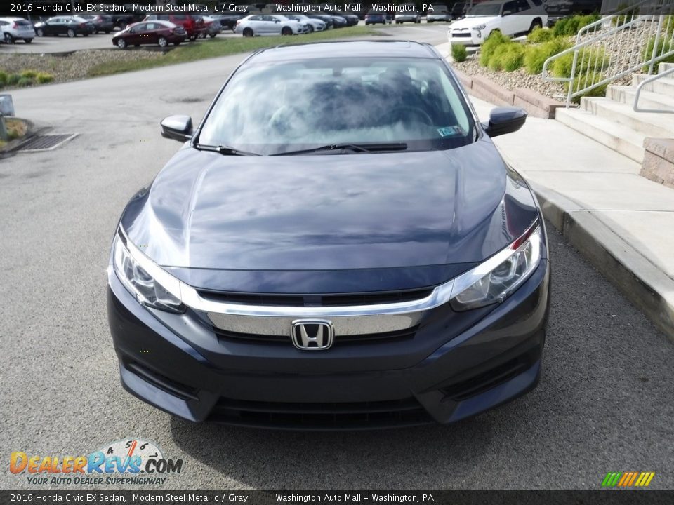 2016 Honda Civic EX Sedan Modern Steel Metallic / Gray Photo #5