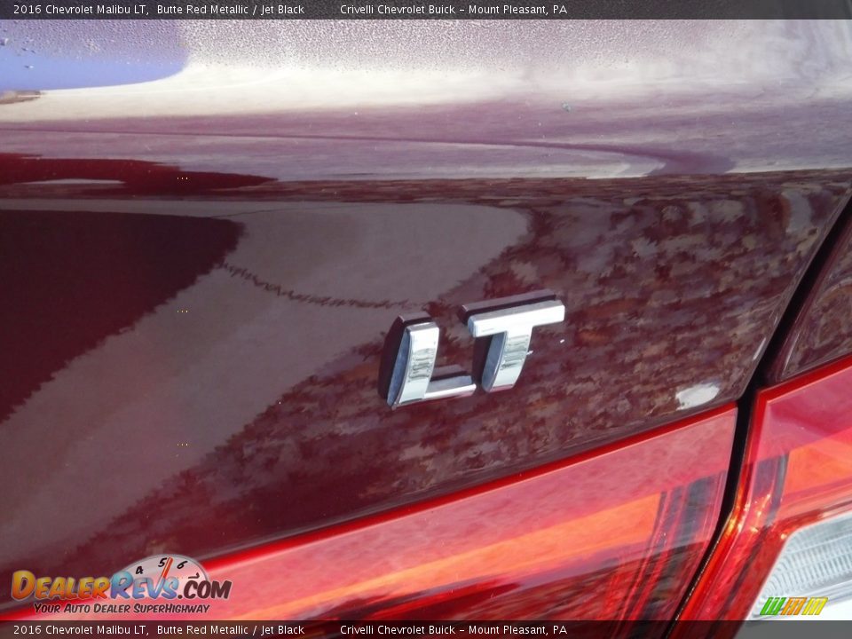 2016 Chevrolet Malibu LT Butte Red Metallic / Jet Black Photo #8