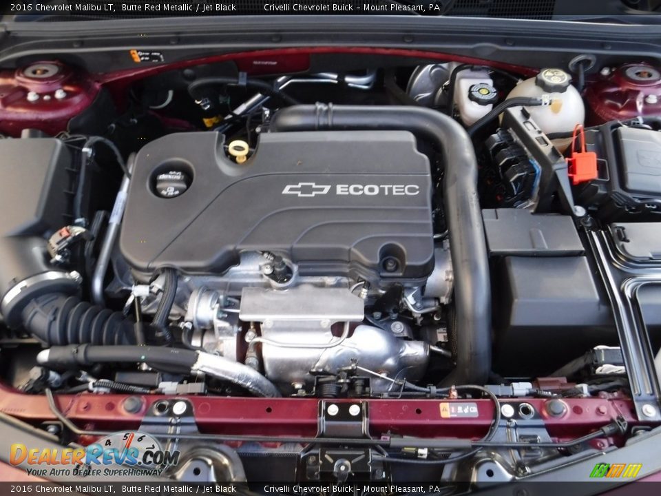 2016 Chevrolet Malibu LT Butte Red Metallic / Jet Black Photo #10