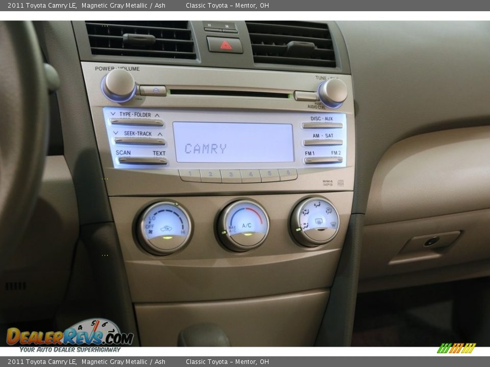 2011 Toyota Camry LE Magnetic Gray Metallic / Ash Photo #10