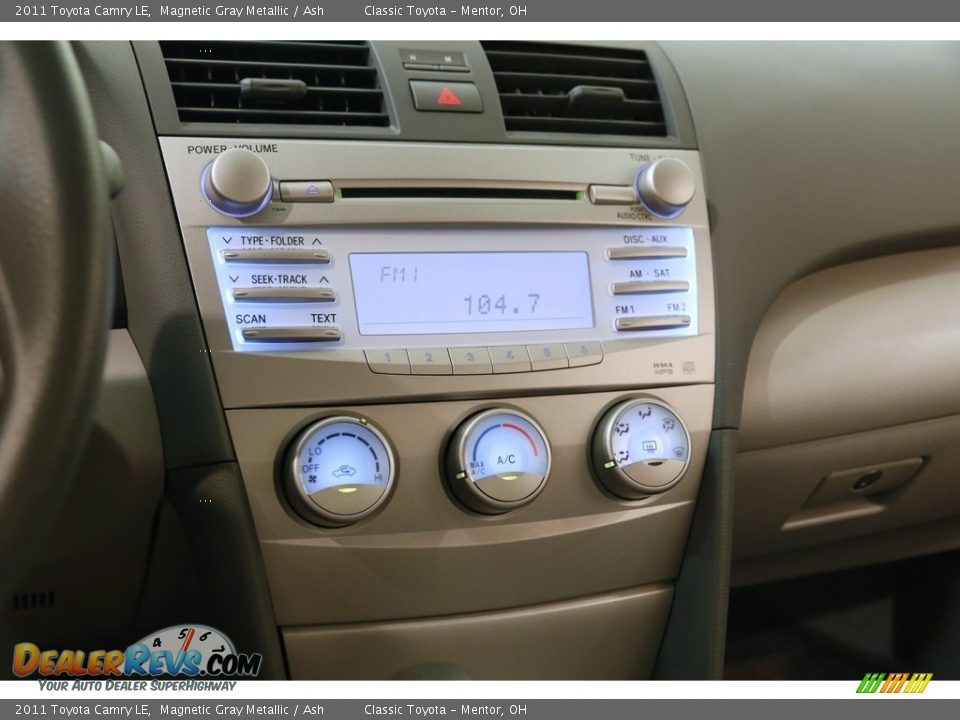 2011 Toyota Camry LE Magnetic Gray Metallic / Ash Photo #11