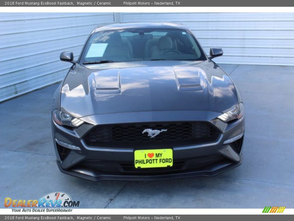 2018 Ford Mustang EcoBoost Fastback Magnetic / Ceramic Photo #3