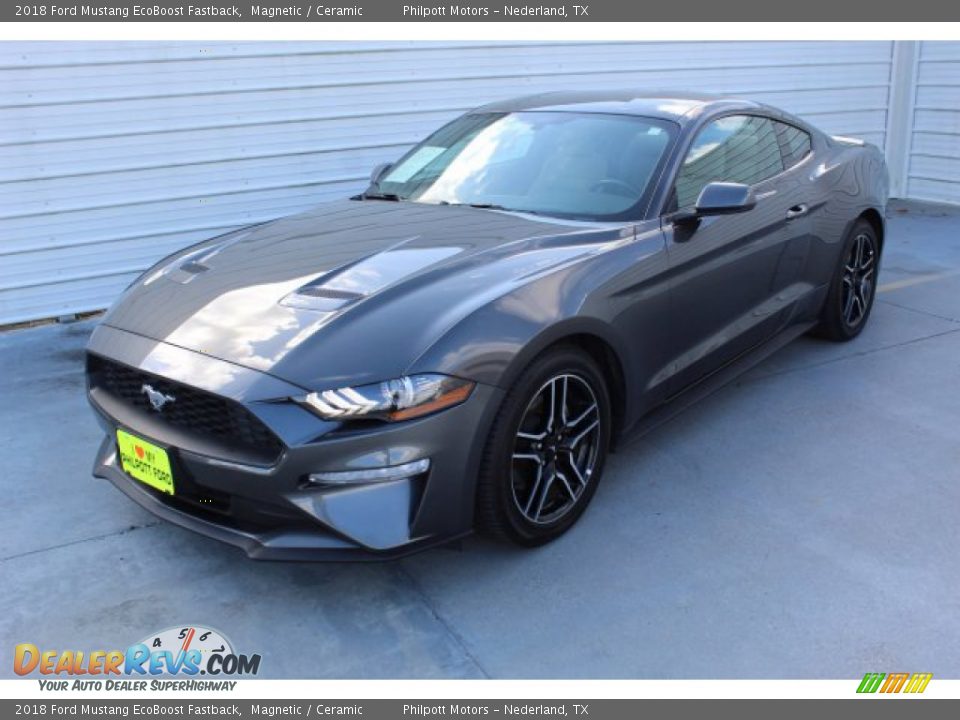 2018 Ford Mustang EcoBoost Fastback Magnetic / Ceramic Photo #4