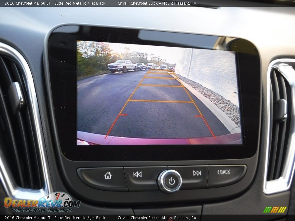 2016 Chevrolet Malibu LT Butte Red Metallic / Jet Black Photo #19