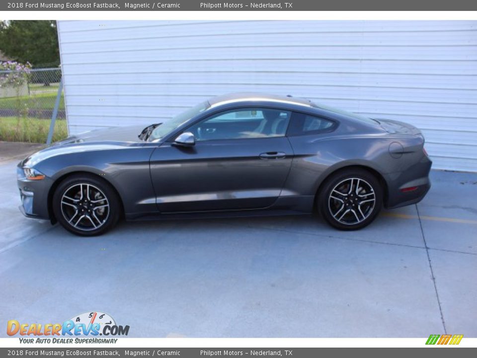 2018 Ford Mustang EcoBoost Fastback Magnetic / Ceramic Photo #6