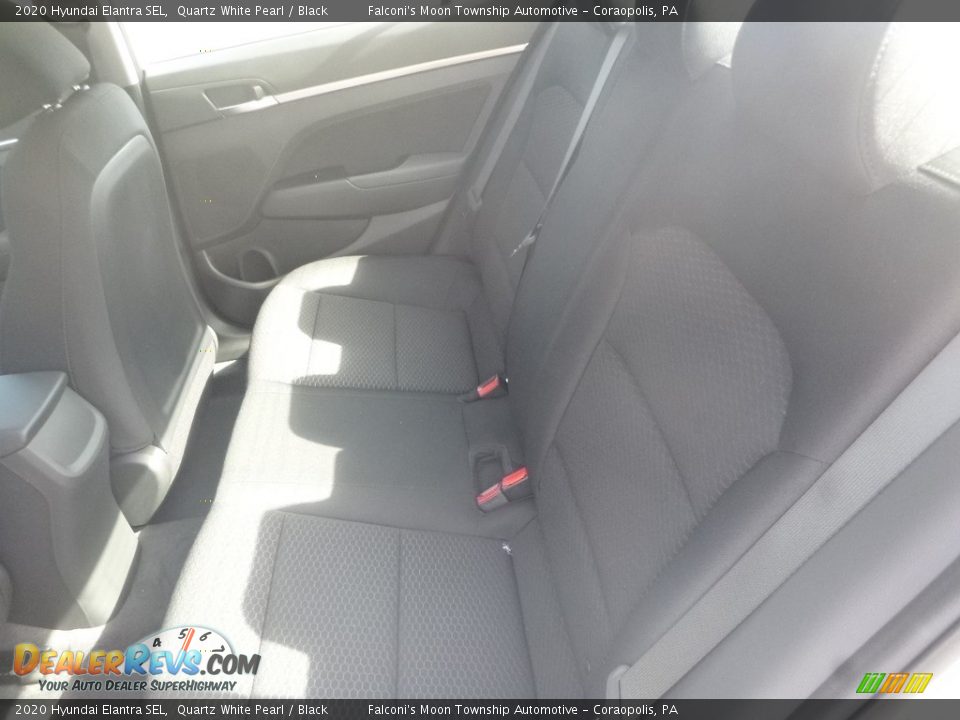 2020 Hyundai Elantra SEL Quartz White Pearl / Black Photo #8