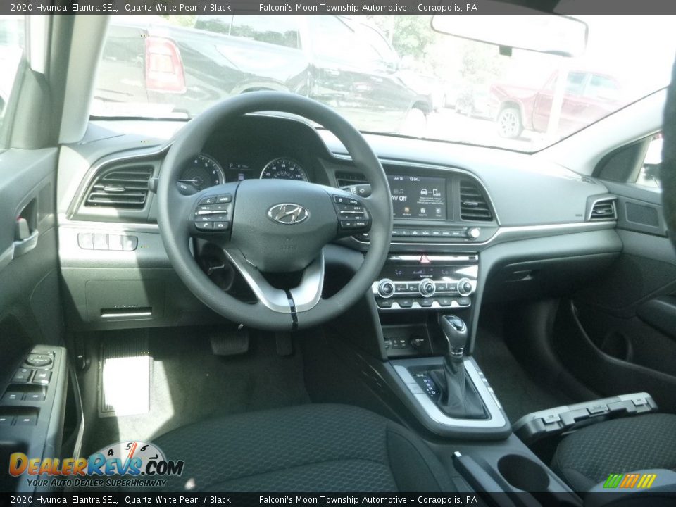 2020 Hyundai Elantra SEL Quartz White Pearl / Black Photo #9
