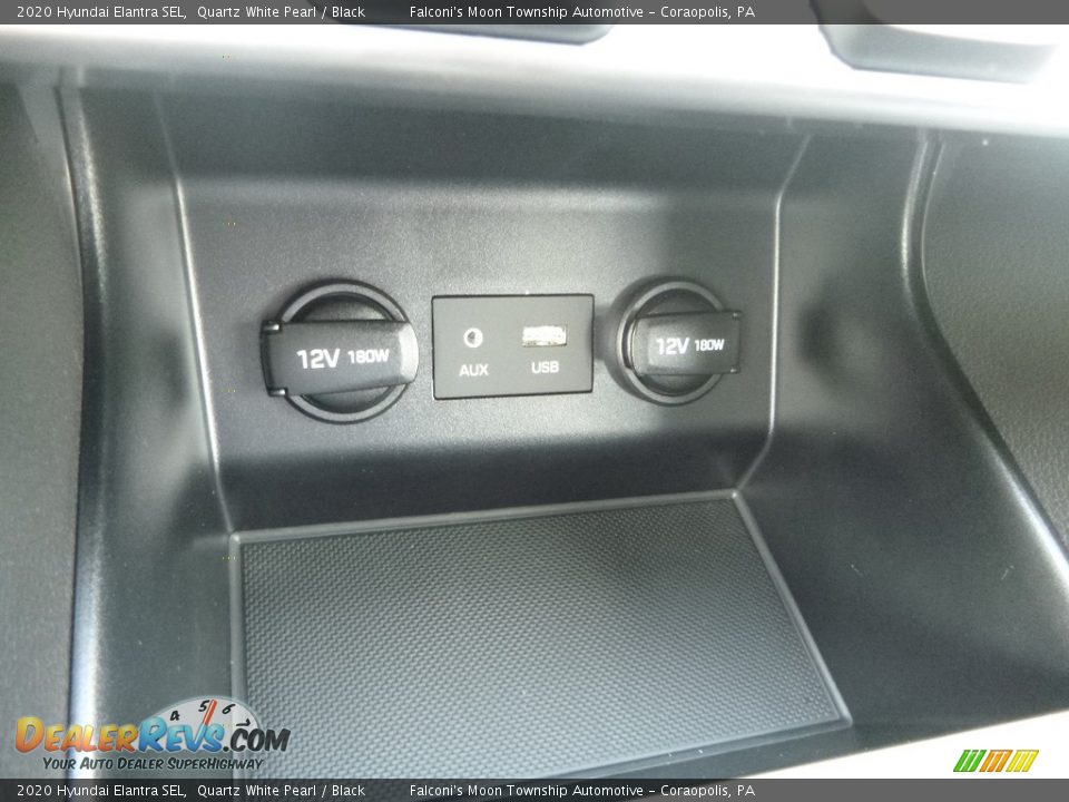 2020 Hyundai Elantra SEL Quartz White Pearl / Black Photo #15