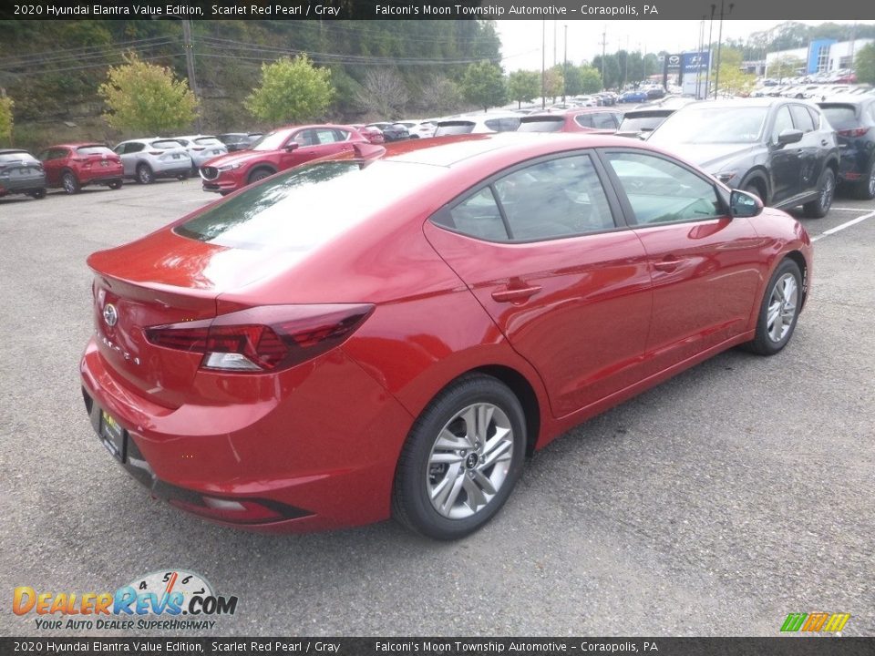 2020 Hyundai Elantra Value Edition Scarlet Red Pearl / Gray Photo #2