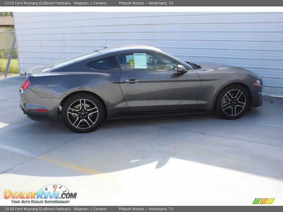 2018 Ford Mustang EcoBoost Fastback Magnetic / Ceramic Photo #10