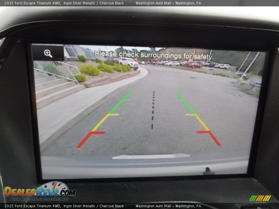 2015 Ford Escape Titanium 4WD Ingot Silver Metallic / Charcoal Black Photo #21