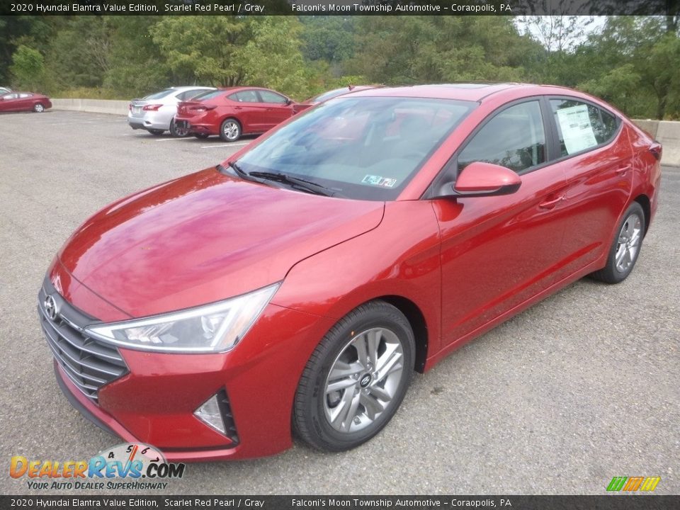2020 Hyundai Elantra Value Edition Scarlet Red Pearl / Gray Photo #5