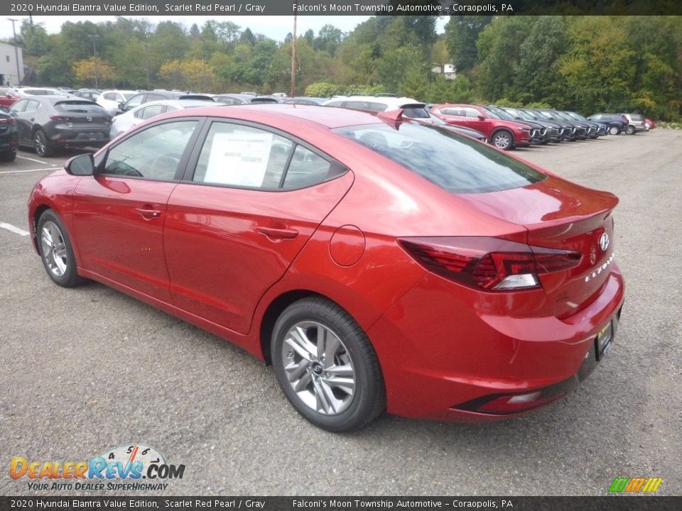 2020 Hyundai Elantra Value Edition Scarlet Red Pearl / Gray Photo #6