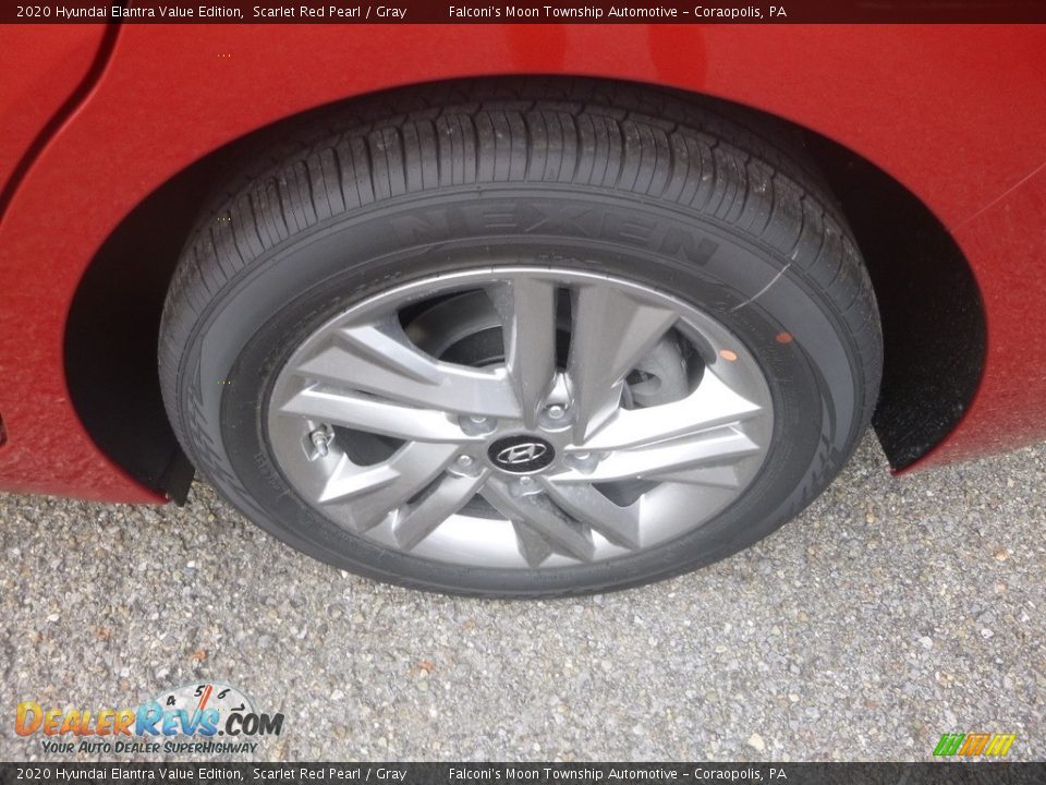 2020 Hyundai Elantra Value Edition Scarlet Red Pearl / Gray Photo #7