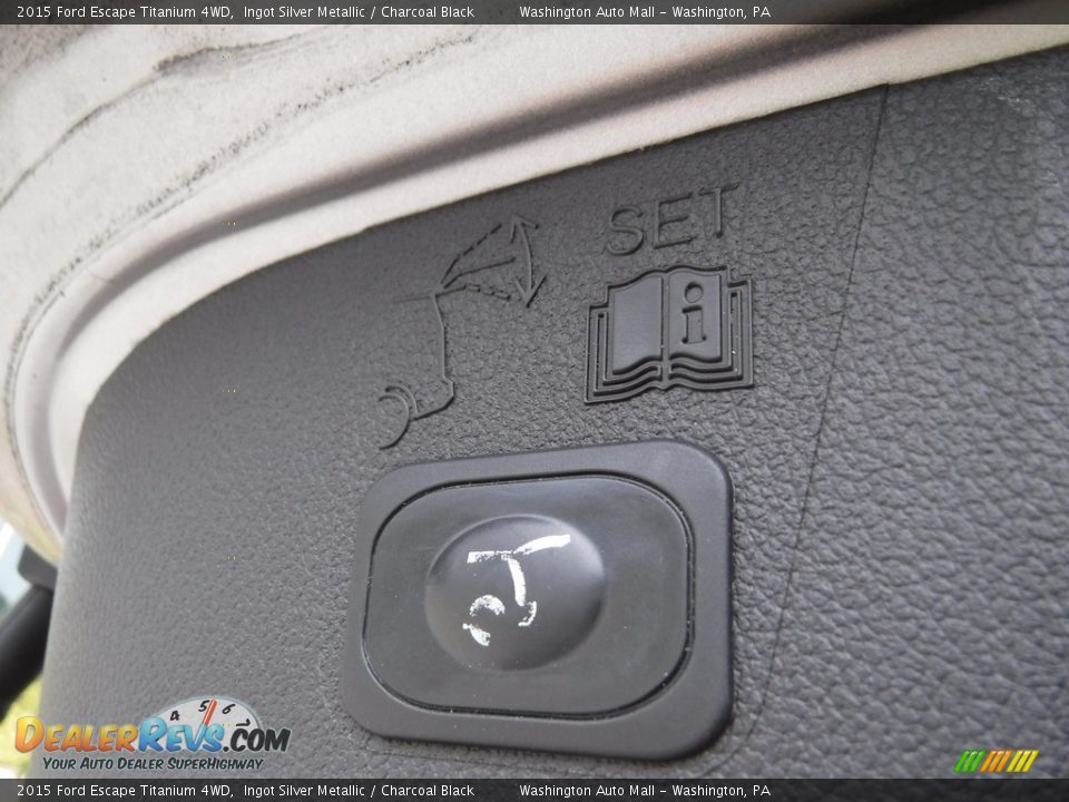 2015 Ford Escape Titanium 4WD Ingot Silver Metallic / Charcoal Black Photo #27
