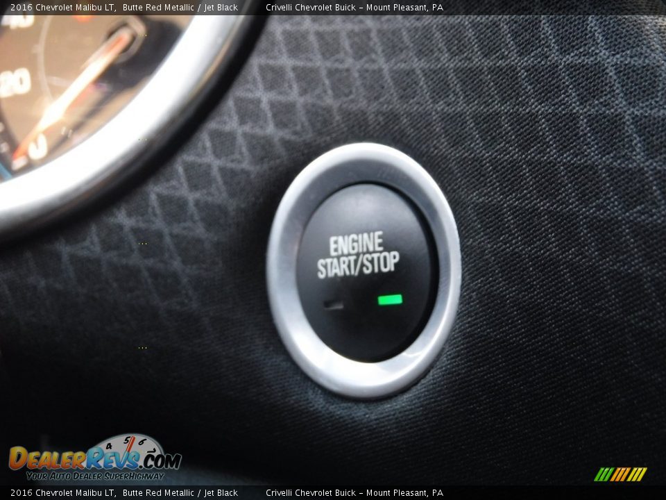 2016 Chevrolet Malibu LT Butte Red Metallic / Jet Black Photo #26