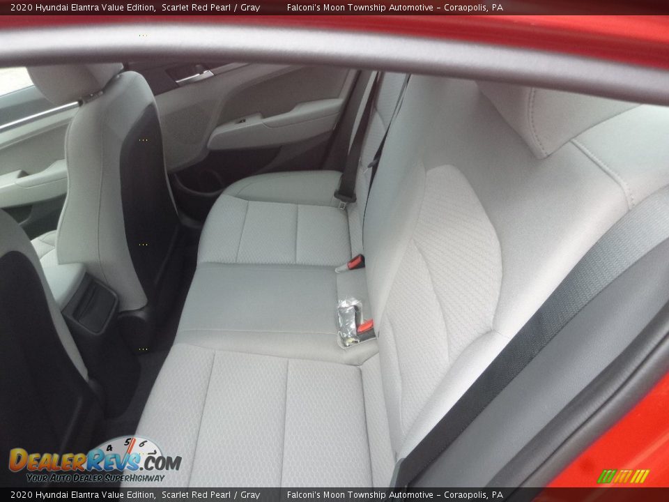 2020 Hyundai Elantra Value Edition Scarlet Red Pearl / Gray Photo #8