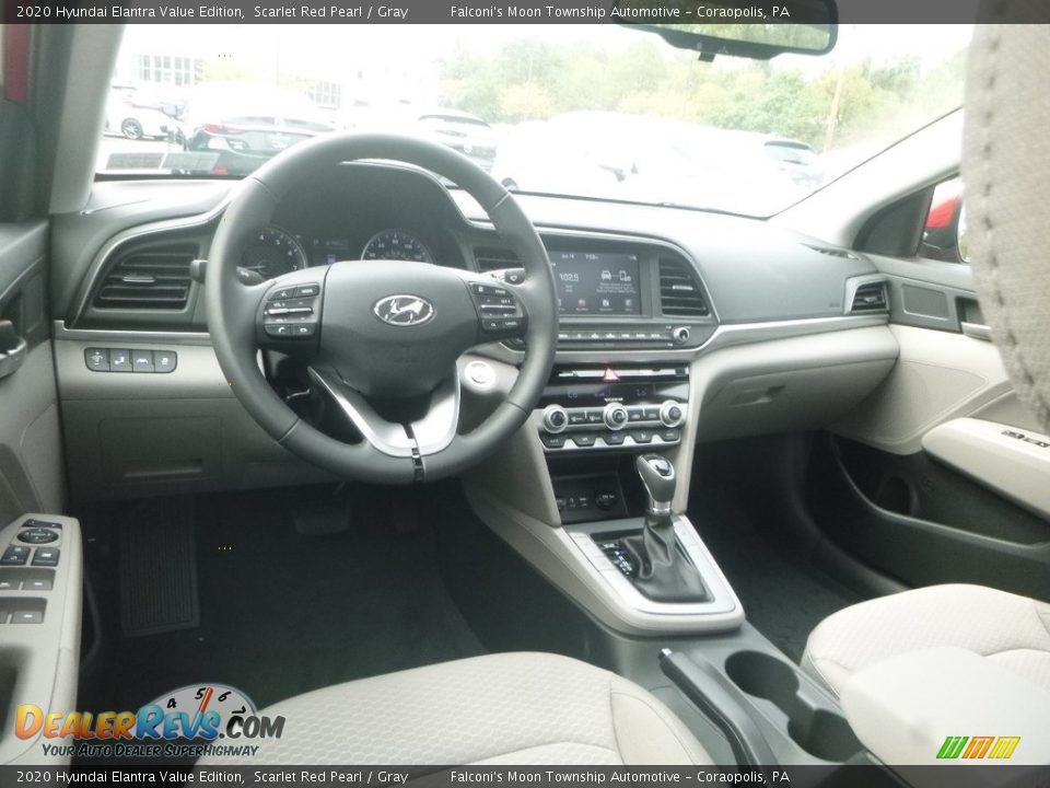 2020 Hyundai Elantra Value Edition Scarlet Red Pearl / Gray Photo #9