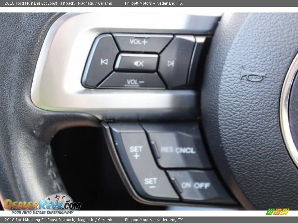 2018 Ford Mustang EcoBoost Fastback Magnetic / Ceramic Photo #14