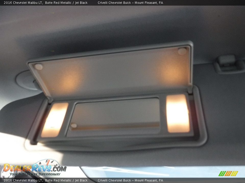 2016 Chevrolet Malibu LT Butte Red Metallic / Jet Black Photo #27