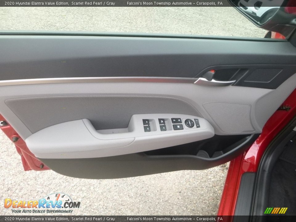 2020 Hyundai Elantra Value Edition Scarlet Red Pearl / Gray Photo #10