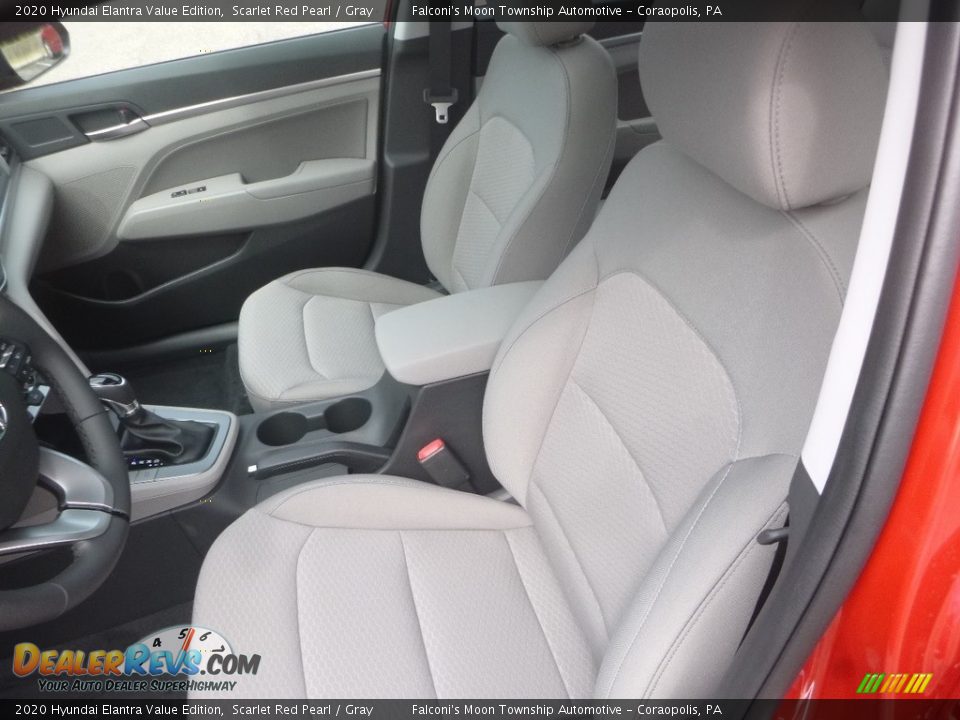 2020 Hyundai Elantra Value Edition Scarlet Red Pearl / Gray Photo #11