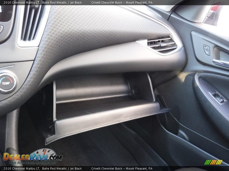 2016 Chevrolet Malibu LT Butte Red Metallic / Jet Black Photo #28