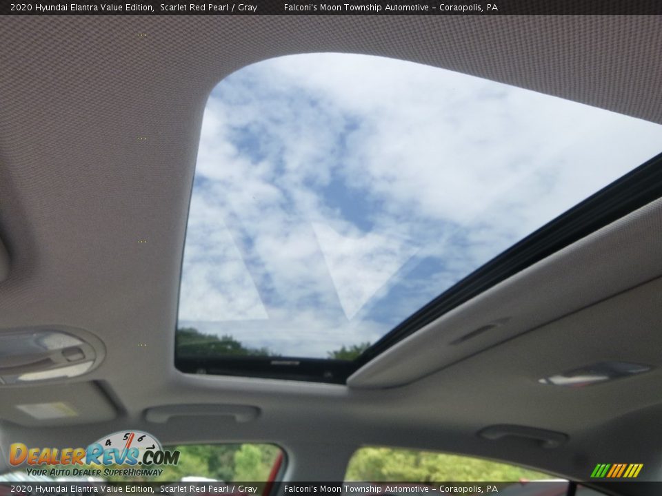 2020 Hyundai Elantra Value Edition Scarlet Red Pearl / Gray Photo #13