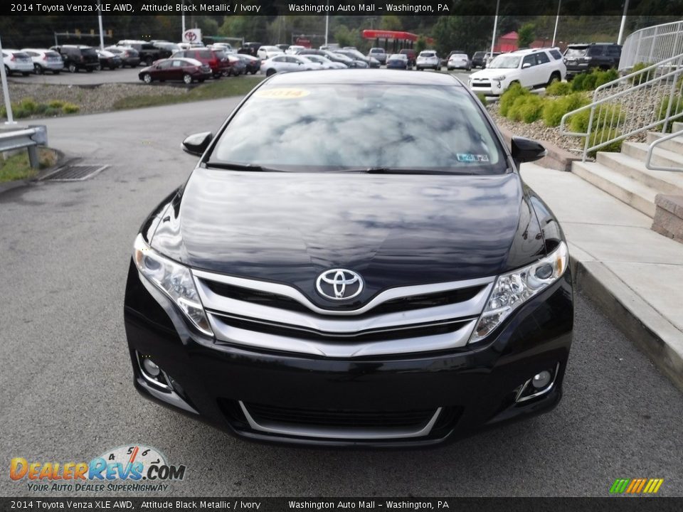 2014 Toyota Venza XLE AWD Attitude Black Metallic / Ivory Photo #4