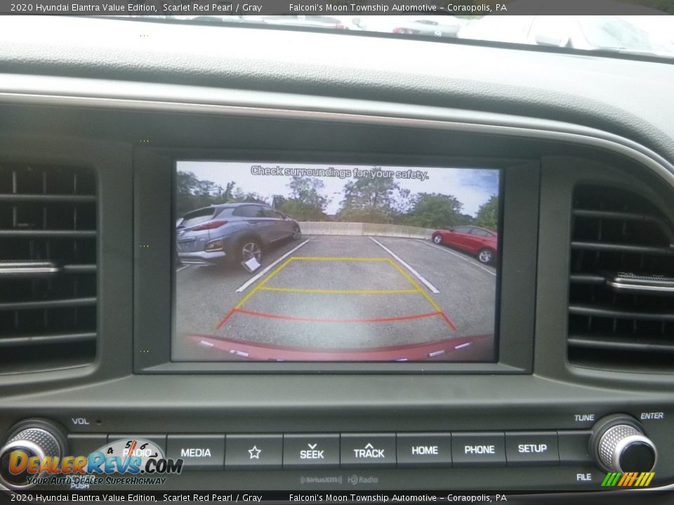 2020 Hyundai Elantra Value Edition Scarlet Red Pearl / Gray Photo #15