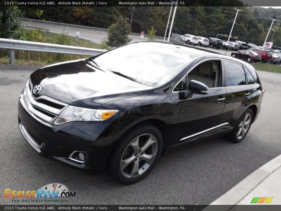 2014 Toyota Venza XLE AWD Attitude Black Metallic / Ivory Photo #5