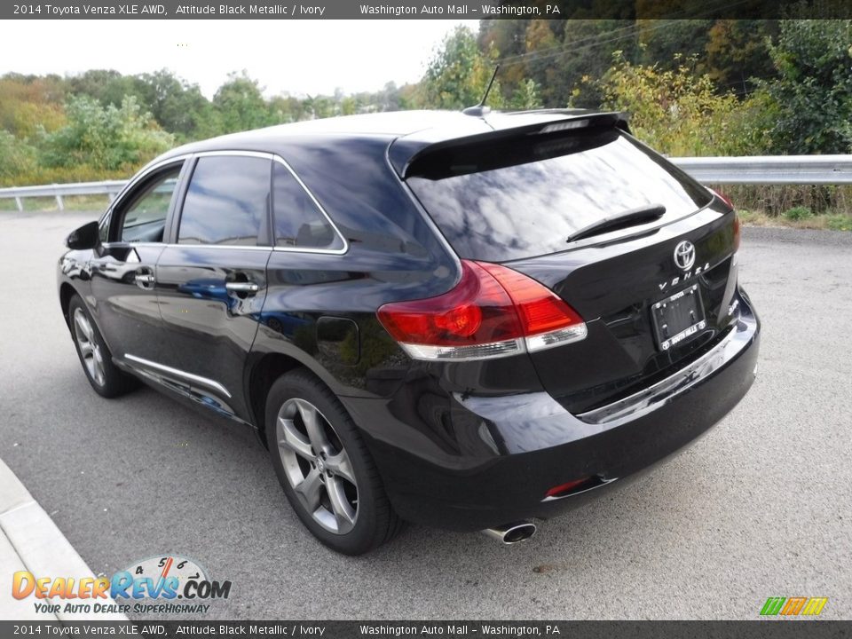 2014 Toyota Venza XLE AWD Attitude Black Metallic / Ivory Photo #6