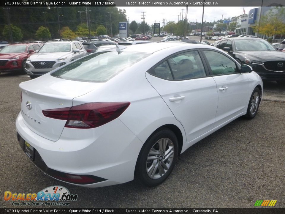 2020 Hyundai Elantra Value Edition Quartz White Pearl / Black Photo #2