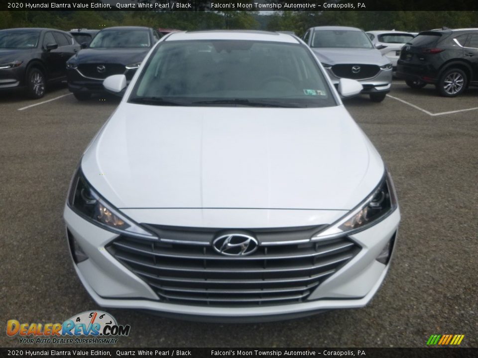 2020 Hyundai Elantra Value Edition Quartz White Pearl / Black Photo #4