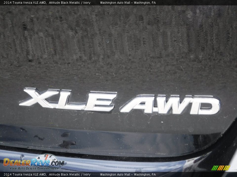 2014 Toyota Venza XLE AWD Attitude Black Metallic / Ivory Photo #9