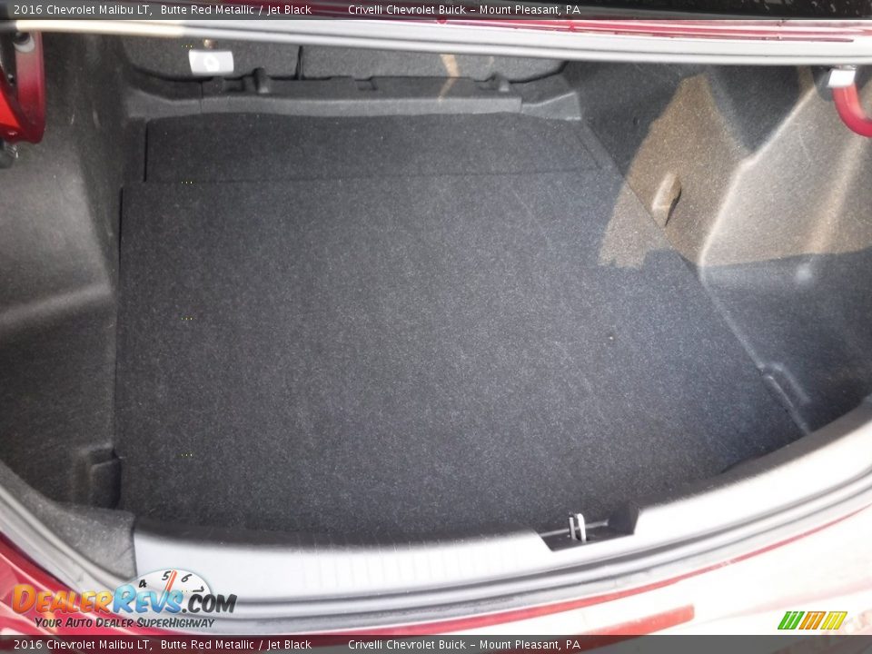 2016 Chevrolet Malibu LT Butte Red Metallic / Jet Black Photo #31