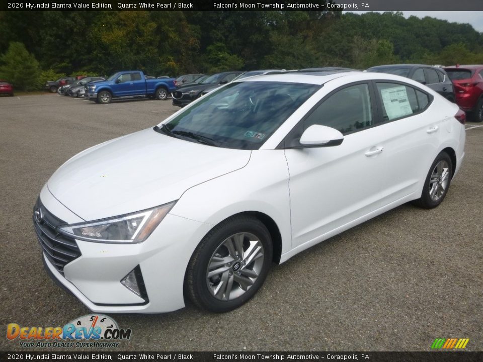 2020 Hyundai Elantra Value Edition Quartz White Pearl / Black Photo #5