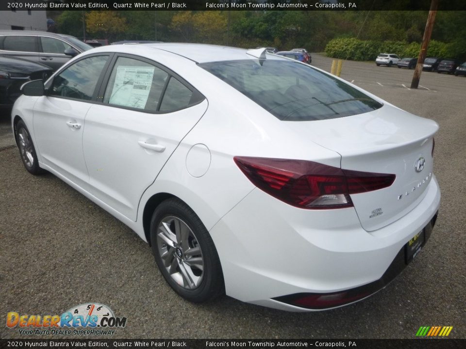 2020 Hyundai Elantra Value Edition Quartz White Pearl / Black Photo #6