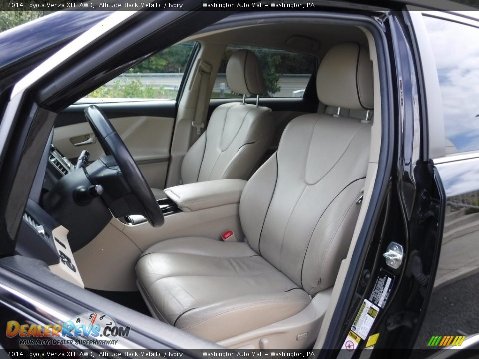2014 Toyota Venza XLE AWD Attitude Black Metallic / Ivory Photo #11