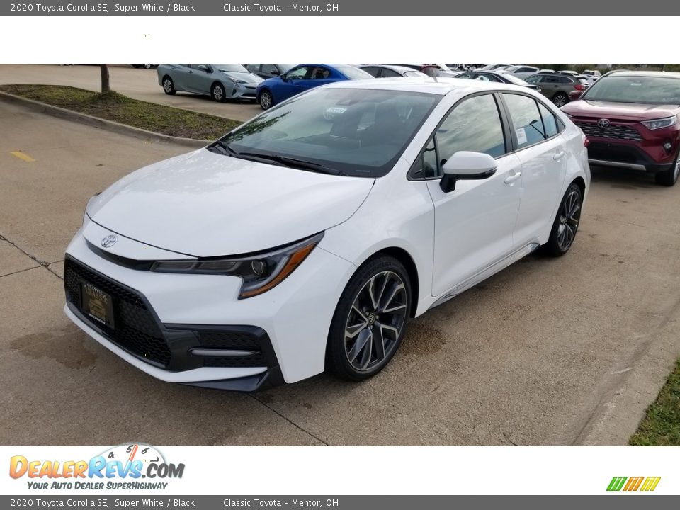 2020 Toyota Corolla SE Super White / Black Photo #1