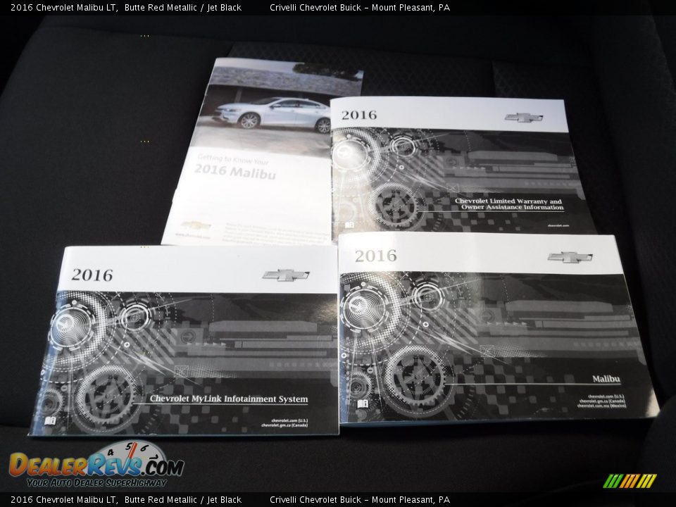 2016 Chevrolet Malibu LT Butte Red Metallic / Jet Black Photo #33